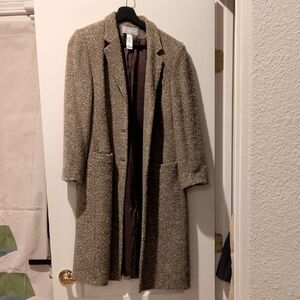 Liz Claiborne Textured Tan Trench Coat